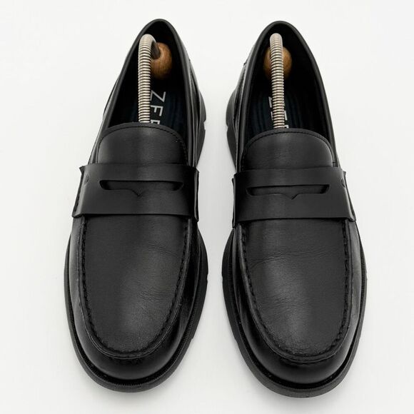 Cole Haan Zero Grand Black Leather Penny Loafers - Men’s US 10.5M main image 12